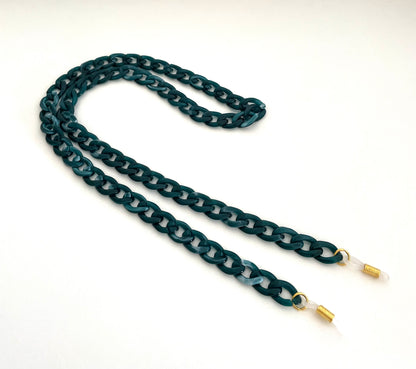 Cadena eslabones verde
